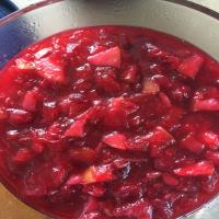 Thanksgiving Pear and Ginger Cranberry Sauce_image