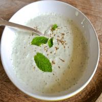 Chilled Yogurt Soup with Cucumber and Mint_image