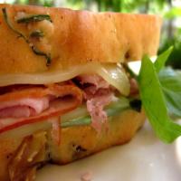 Italian Grilled Ham and Cheese Sandwich image