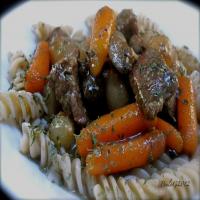 Bistro Braised Beef With Shiitake and Pearl Onions_image