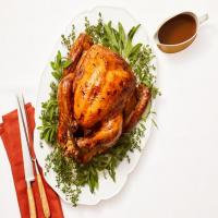 Maple-Brined Roast Turkey with Sage Butter image