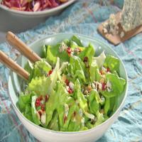 Cranberry-Almond Green Salad with Honey Mustard Vinaigrette_image