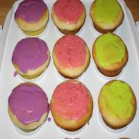 Mascarpone Cupcakes With Strawberry Glaze image