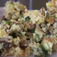 Mom's Delicious Oyster Corn Bread Dressing_image