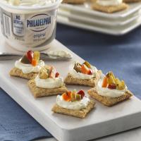 Giardiniera-Cream Cheese Crackers image