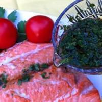 Asian Lime and Cilantro Sauce For Salmon_image