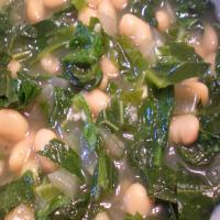 Yummy Beans N' Greens in a Bowl (Kale Soup)_image