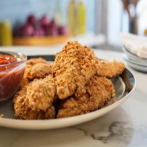 Cereal Crusted Chicken Fingers image
