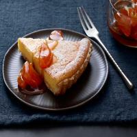 Goat Cheese Tart With Honeyed Apricots_image