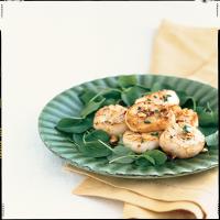 Scallops with Hazelnuts and Browned Butter Vinaigrette image