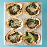 Mushroom-and-Spinach Cups image