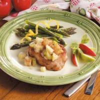 Contest-Winning Pork Chops with Apple Stuffing image