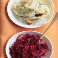Beet, Cabbage, and Carrot Slaw with Caraway Seeds_image