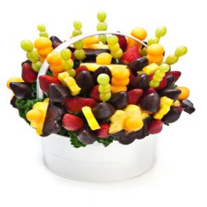 Chocolate Dipped Fruit Bouquet Recipe (No Tempering Required)_image