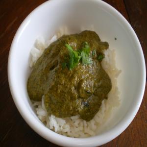 Curried Spinach and Peanut Butter_image
