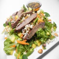 Flank Steak on Thai Mango Salad_image