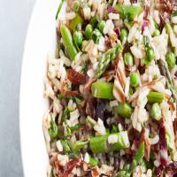 Rice Salad with Asparagus and Peas image