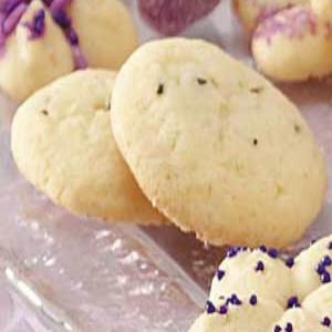 LAVENDER COOKIES WITH ROSE WATER ICING image