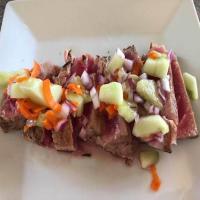 Seared Tuna Steak with Thai Cucumber Relish_image