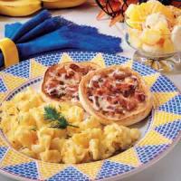 English Muffins with Bacon Butter image