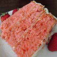 White Chocolate Strawberry Cake_image