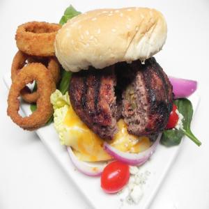 Deluxe Olive-Stuffed Burgers image