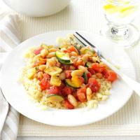 White Beans and Veggies with Couscous image