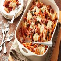 Baked Penne with Chicken Meatballs and Ricotta image