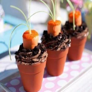 Clay Pot Carrot Garden image