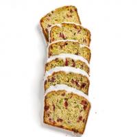 Zucchini Bread With Dried Cranberries and Vanilla Bean Glaze_image
