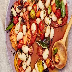 Big Beans and Tomato Vinaigrette Recipe_image