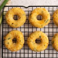 Scallion-cheddar mashed potato donuts_image