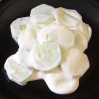 Creamed Cucumber Slices image