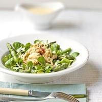 Crab & asparagus salad with real salad cream image