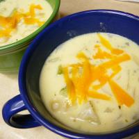 Broccoli Cheese Soup with Pasta Shells_image