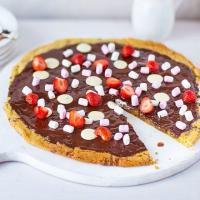 Cookie dough pizza image
