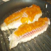 Grilled Tilapia With Peach BBQ Sauce by Paula Deen image