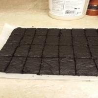 Chewy Dark Chocolate Brownies image
