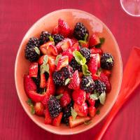 Strawberry Salad With Balsamic-Cardamom Dressing image