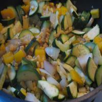 Easy and Good Zucchini and Pepper Saute image