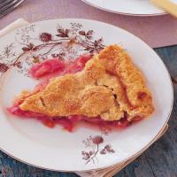Sweet-Sour Rhubarb Pie image