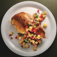 Pineapple-Glazed Chicken with Jalapeño Salsa_image