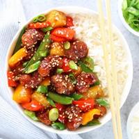 Sweet And Sour Shrimp Bowl_image
