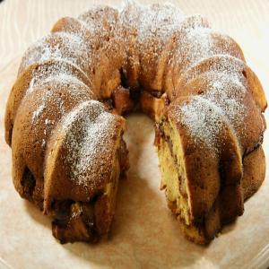 Butterscotch-Apple Bundt Cake image