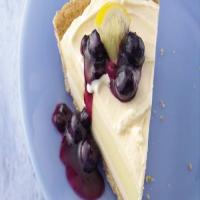 Blueberry-Topped Lemon Ice-Cream Pie image