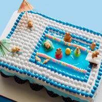 Pull-Apart Pool Cupcake Cake image
