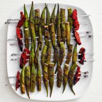 Grilled Okra with Sun-Dried Tomatoes image
