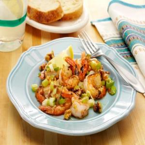 Grilled Shrimp with Walnuts and Scallions image