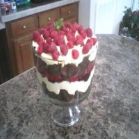 Chocolate Raspberry Creme Trifle_image