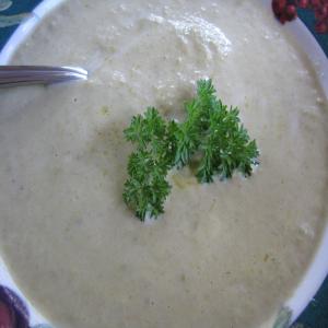 Asparagus Parmesan Soup image